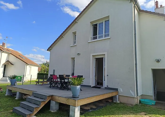 Maison Au Calme,Proche Gare Centre Ville Le Mans Circuit 24H